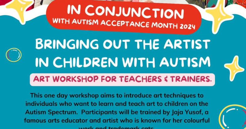 BRINGING OUT THE ARTIST IN CHILDREN WITH AUTISM –  26th April 2024